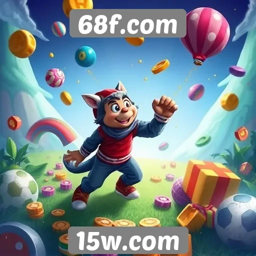 Diversidade de jogos disponíveis no 68f.com