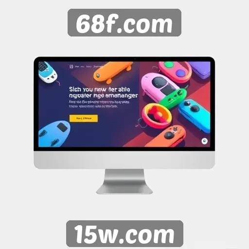 Navegação e usabilidade no 68f.com